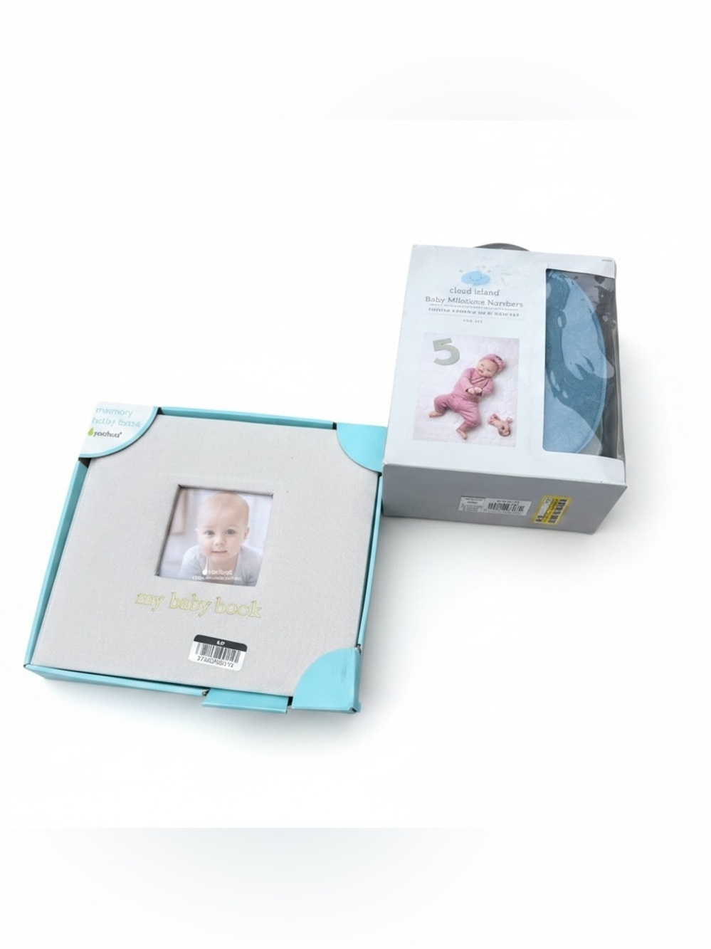 Baby Milestone Bundle – Cloud Island™ Felt Numbers + Pearhead Baby Book